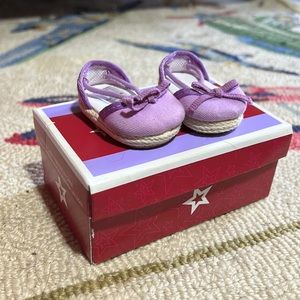 Purple Espadrilles American Girl Doll